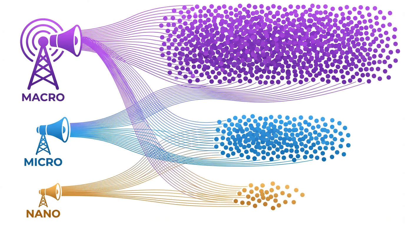 Micro vs Nano vs Macro Influencers